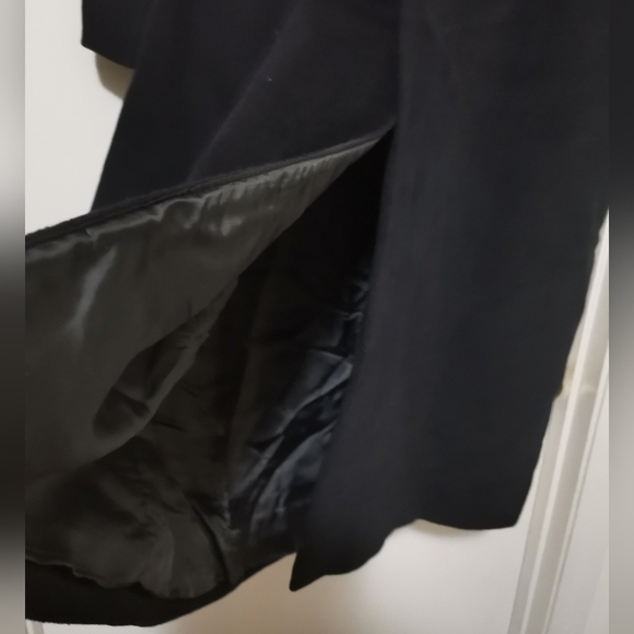 Cinzia Rocca  Dress Coat In Black Color Size 10 - Picture 4 of 9